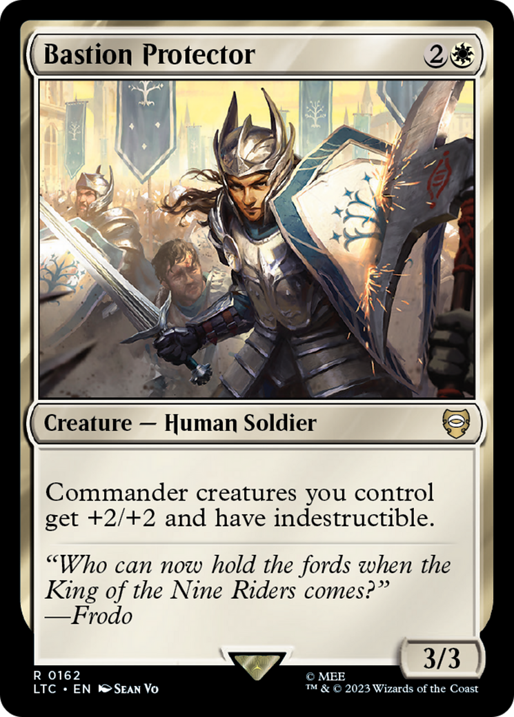 Bastion Protector (LTC-162) - Tales of Middle-earth Commander - Premium MTG Single from Wizards of the Coast - Just $0.12! Shop now at Game Crave Tournament Store
