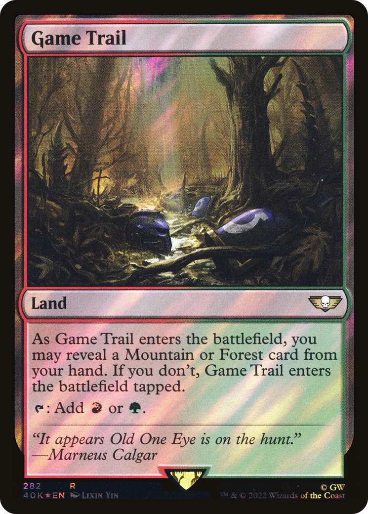 Game Trail (40K-282★) - Warhammer 40,000 Commander Foil - Premium MTG Single from Wizards of the Coast - Just $0.59! Shop now at Game Crave Tournament Store