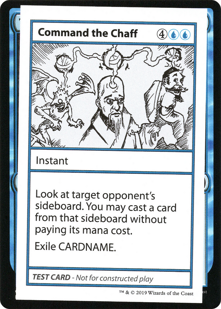 Command the Chaff (CMB2-018) - Mystery Booster Playtest Cards 2021 - Premium MTG Single from Wizards of the Coast - Just $0.25! Shop now at Game Crave Tournament Store
