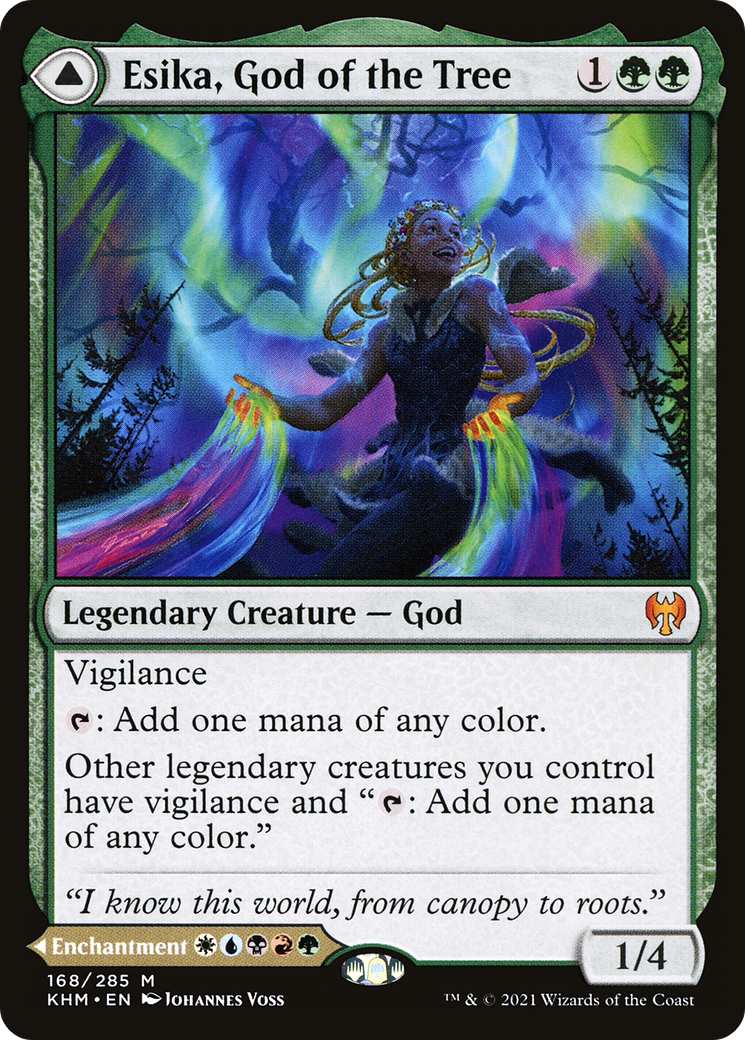 Esika, God of the Tree // The Prismatic Bridge (KHM-168) - Kaldheim - Premium MTG Single from Wizards of the Coast - Just $13.42! Shop now at Game Crave Tournament Store