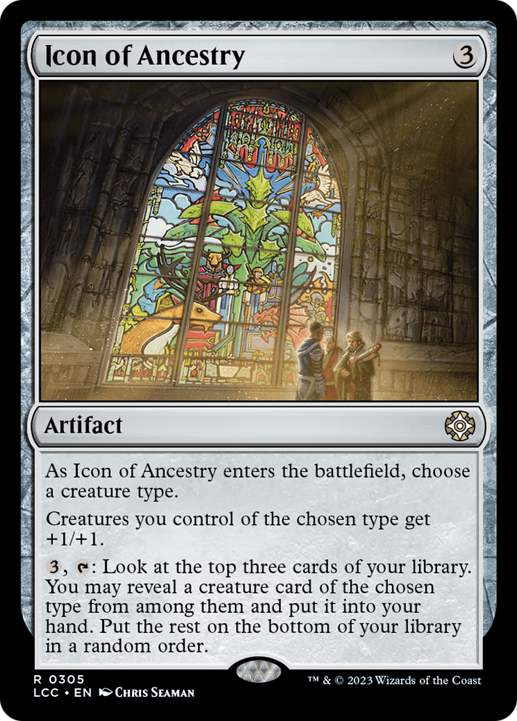 Icon of Ancestry (LCC-305) - The Lost Caverns of Ixalan Commander - Premium MTG Single from Wizards of the Coast - Just $0.08! Shop now at Game Crave Tournament Store