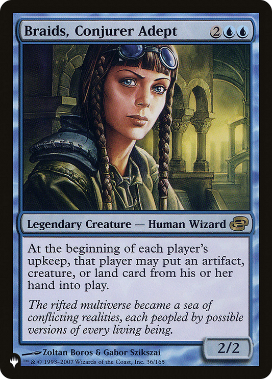 Braids, Conjurer Adept (PLIST-825) - The List - Premium MTG Single from Wizards of the Coast - Just $0.14! Shop now at Game Crave Tournament Store