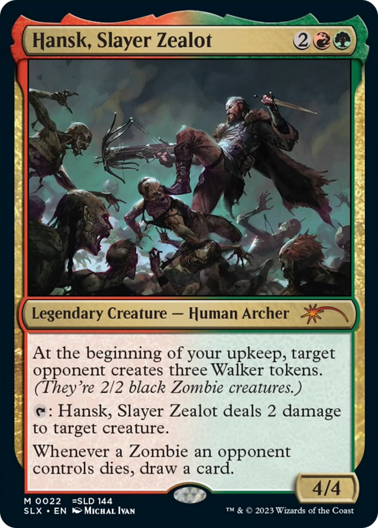 Hansk, Slayer Zealot (SLX-022) - Universes Within - Premium MTG Single from Wizards of the Coast - Just $0.44! Shop now at Game Crave Tournament Store