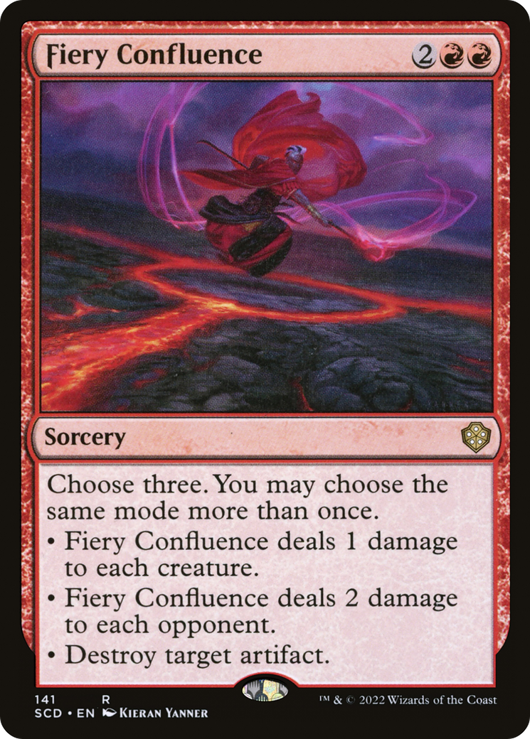 Fiery Confluence (SCD-141) - Starter Commander Decks - Premium MTG Single from Wizards of the Coast - Just $0.08! Shop now at Game Crave Tournament Store