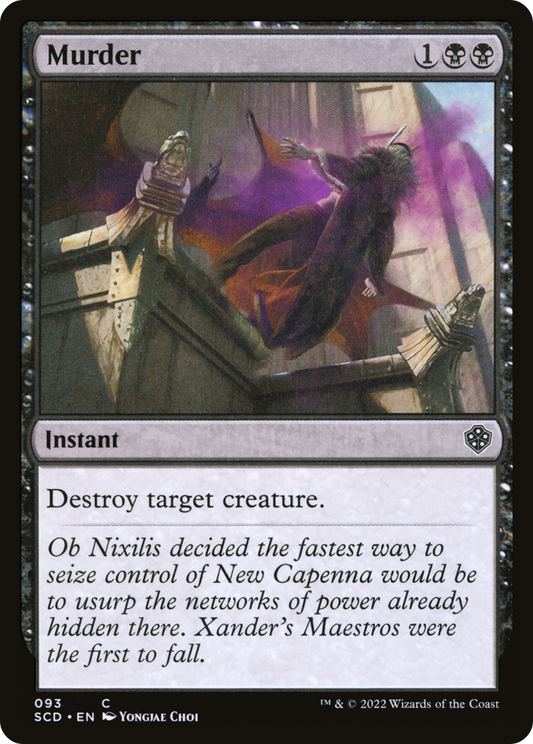 Murder (SCD-093) - Starter Commander Decks - Premium MTG Single from Wizards of the Coast - Just $0.18! Shop now at Game Crave Tournament Store
