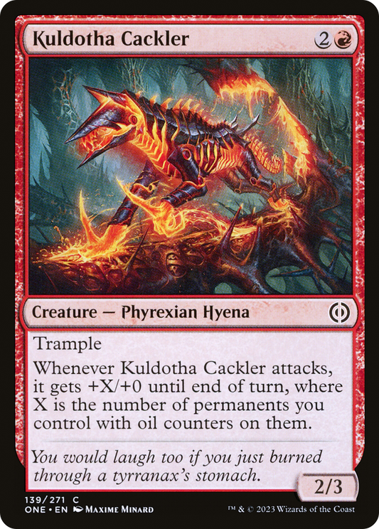 Kuldotha Cackler (ONE-139) - Phyrexia: All Will Be One - Premium MTG Single from Wizards of the Coast - Just $0.25! Shop now at Game Crave Tournament Store