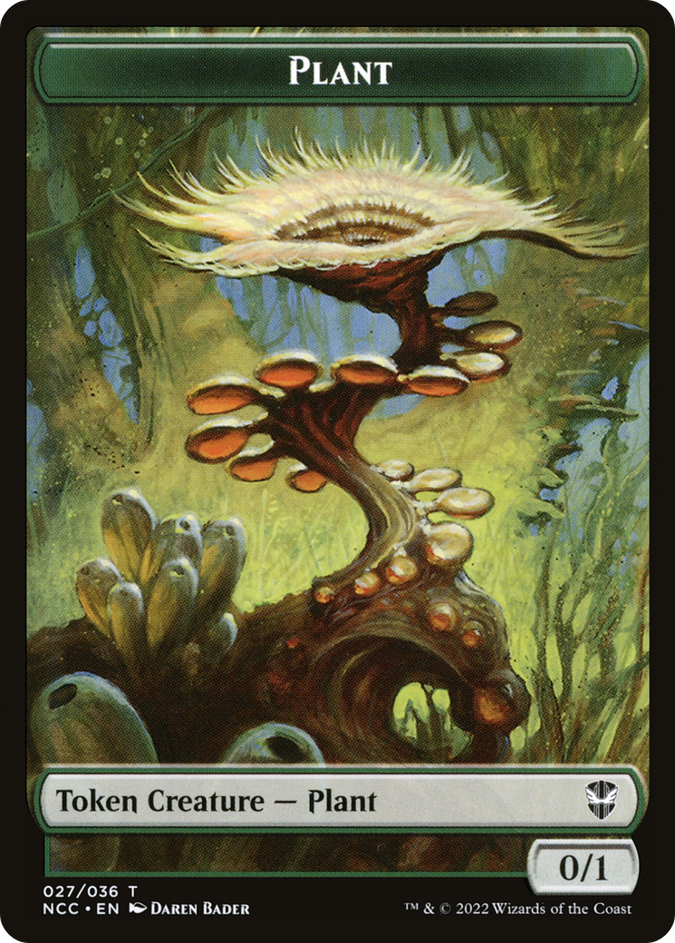 Plant (TNCC-027) - New Capenna Commander Tokens - Premium MTG Single from Wizards of the Coast - Just $0! Shop now at Game Crave Tournament Store