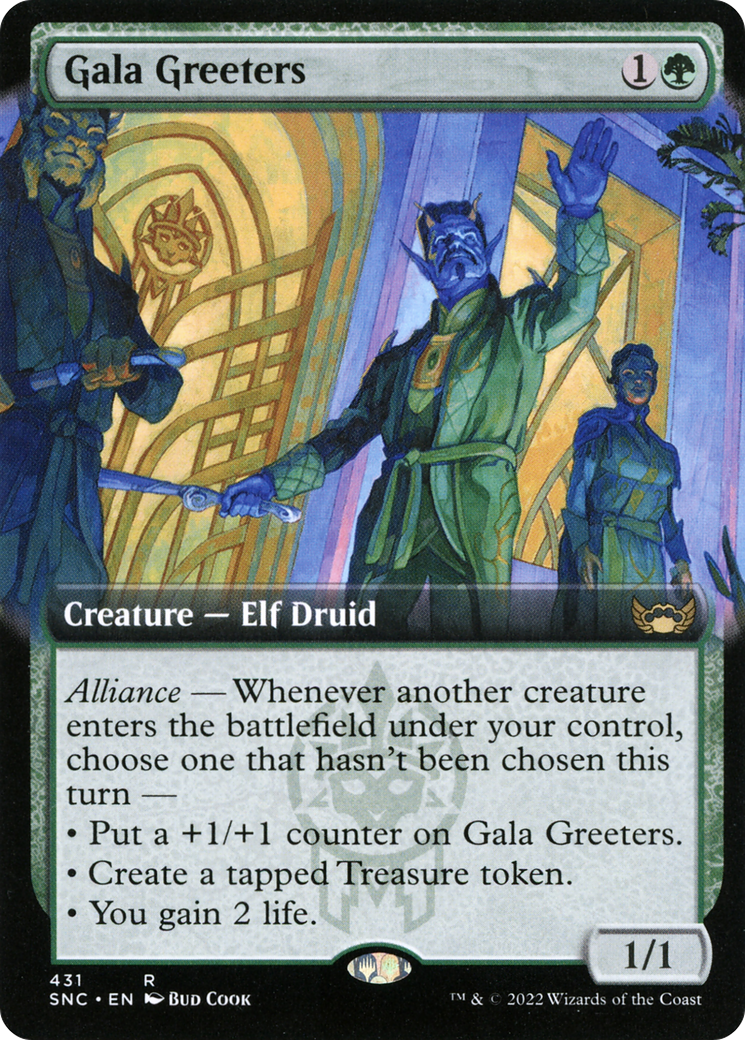 Gala Greeters (SNC-431) - Streets of New Capenna: (Extended Art) - Premium MTG Single from Wizards of the Coast - Just $0.29! Shop now at Game Crave Tournament Store