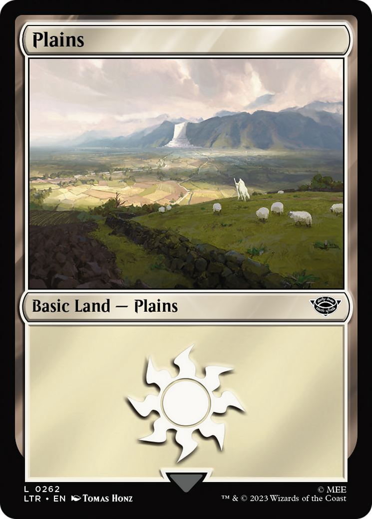 Plains (LTR-262) - The Lord of the Rings: Tales of Middle-earth Foil - Premium MTG Single from Wizards of the Coast - Just $0.08! Shop now at Game Crave Tournament Store