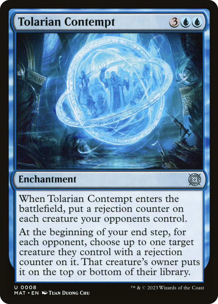 Tolarian Contempt (MAT-008) - March of the Machine: The Aftermath Foil - Premium MTG Single from Wizards of the Coast - Just $0.08! Shop now at Game Crave Tournament Store