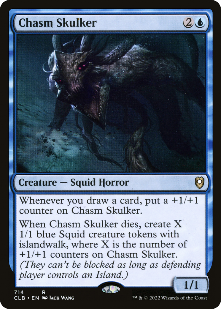 Chasm Skulker (CLB-714) - Commander Legends: Battle for Baldur's Gate - Premium MTG Single from Wizards of the Coast - Just $0.17! Shop now at Game Crave Tournament Store
