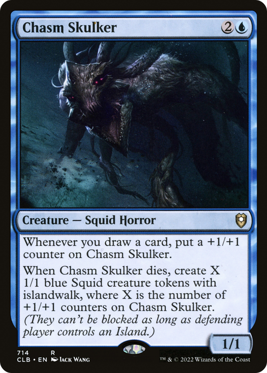 Chasm Skulker (CLB-714) - Commander Legends: Battle for Baldur's Gate - Premium MTG Single from Wizards of the Coast - Just $0.17! Shop now at Game Crave Tournament Store