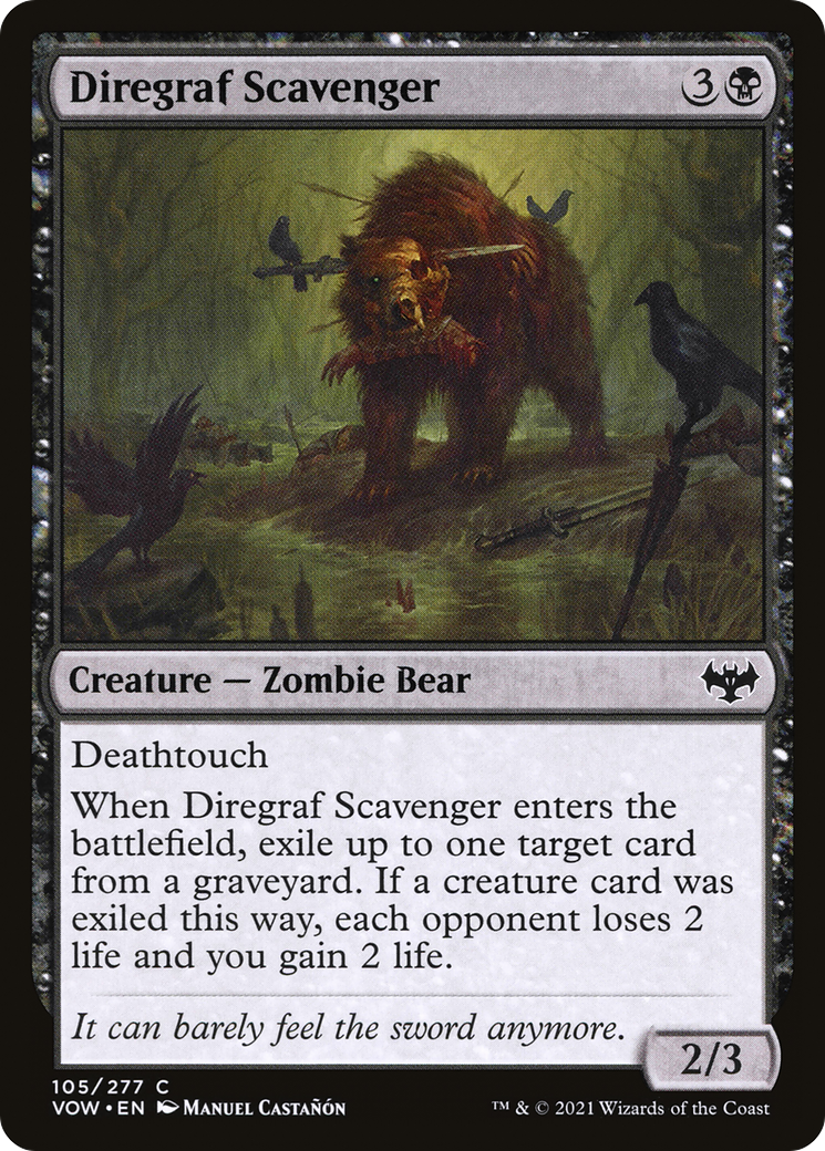 Diregraf Scavenger (VOW-105) - Innistrad: Crimson Vow - Premium MTG Single from Wizards of the Coast - Just $0.08! Shop now at Game Crave Tournament Store