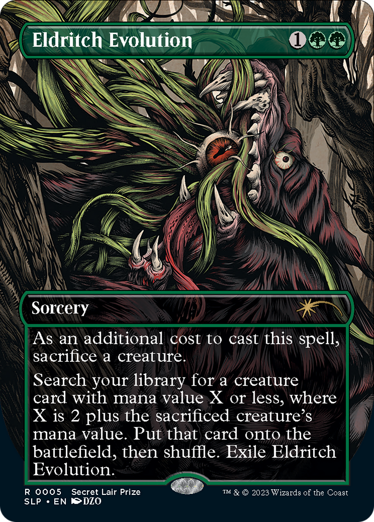 Eldritch Evolution (SLP-005) - Secret Lair Showdown (Borderless) - Premium MTG Single from Wizards of the Coast - Just $1.58! Shop now at Game Crave Tournament Store