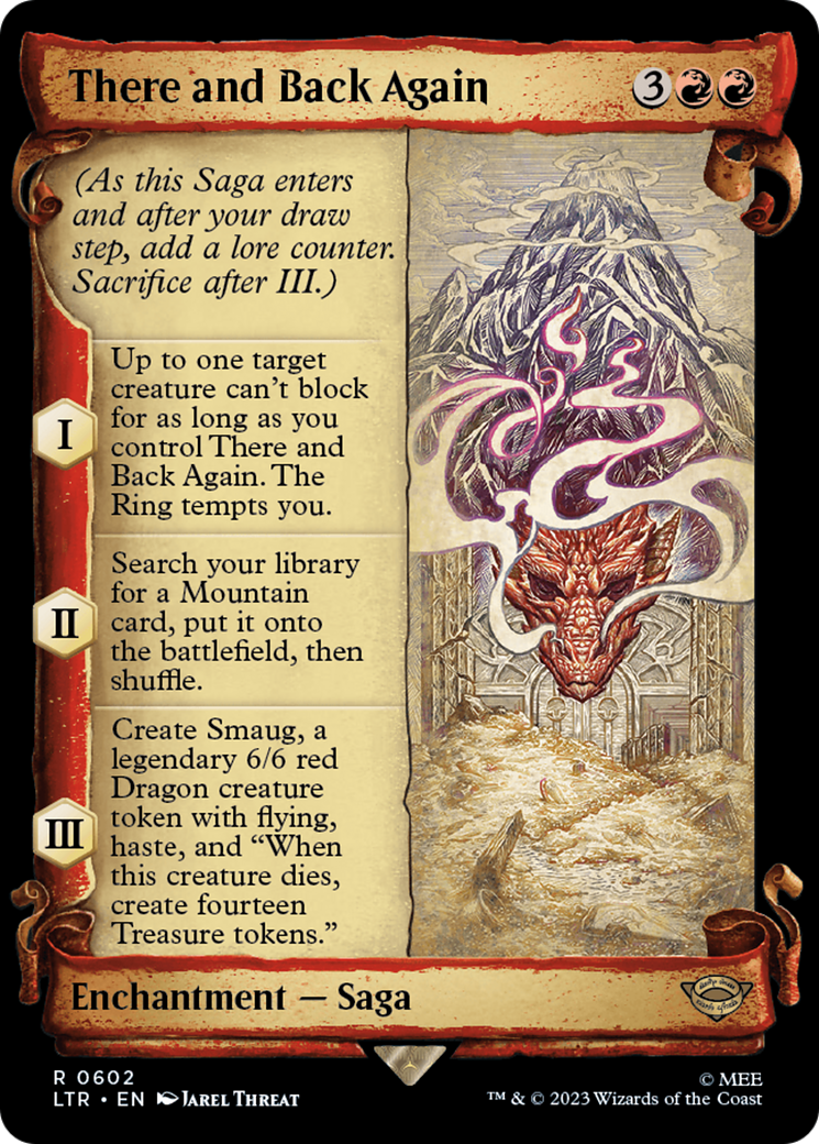 There and Back Again (LTR-602) - The Lord of the Rings: Tales of Middle-earth: (Showcase) - Premium MTG Single from Wizards of the Coast - Just $3.52! Shop now at Game Crave Tournament Store