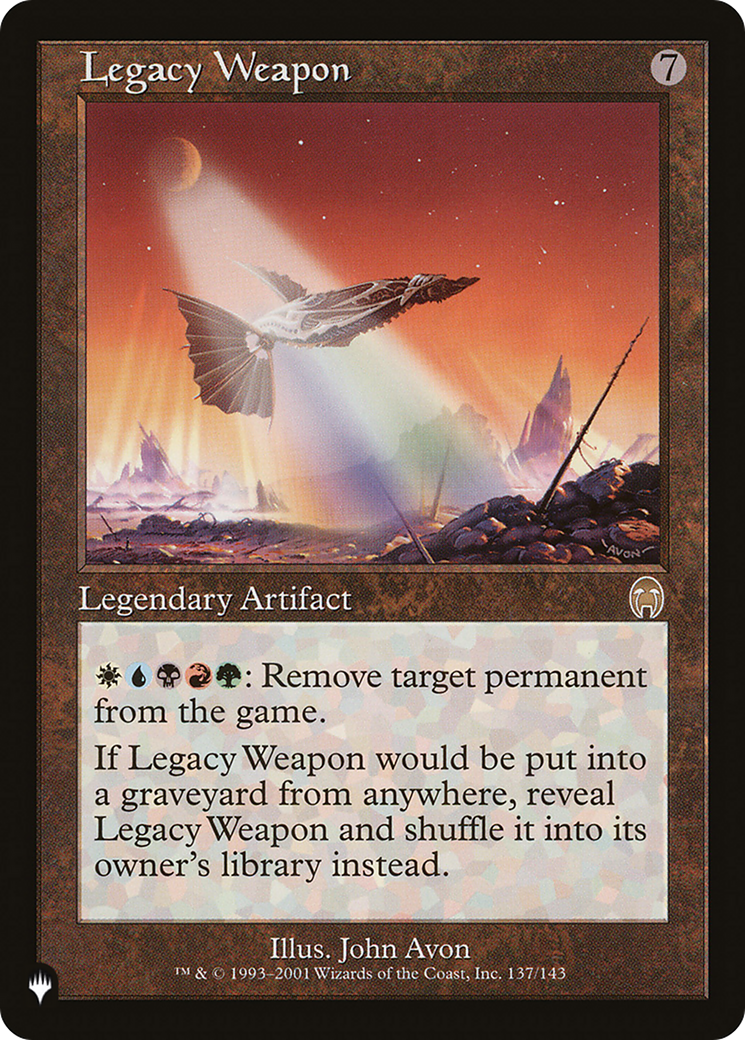 Legacy Weapon (PLIST-883) - The List - Premium MTG Single from Wizards of the Coast - Just $0.08! Shop now at Game Crave Tournament Store