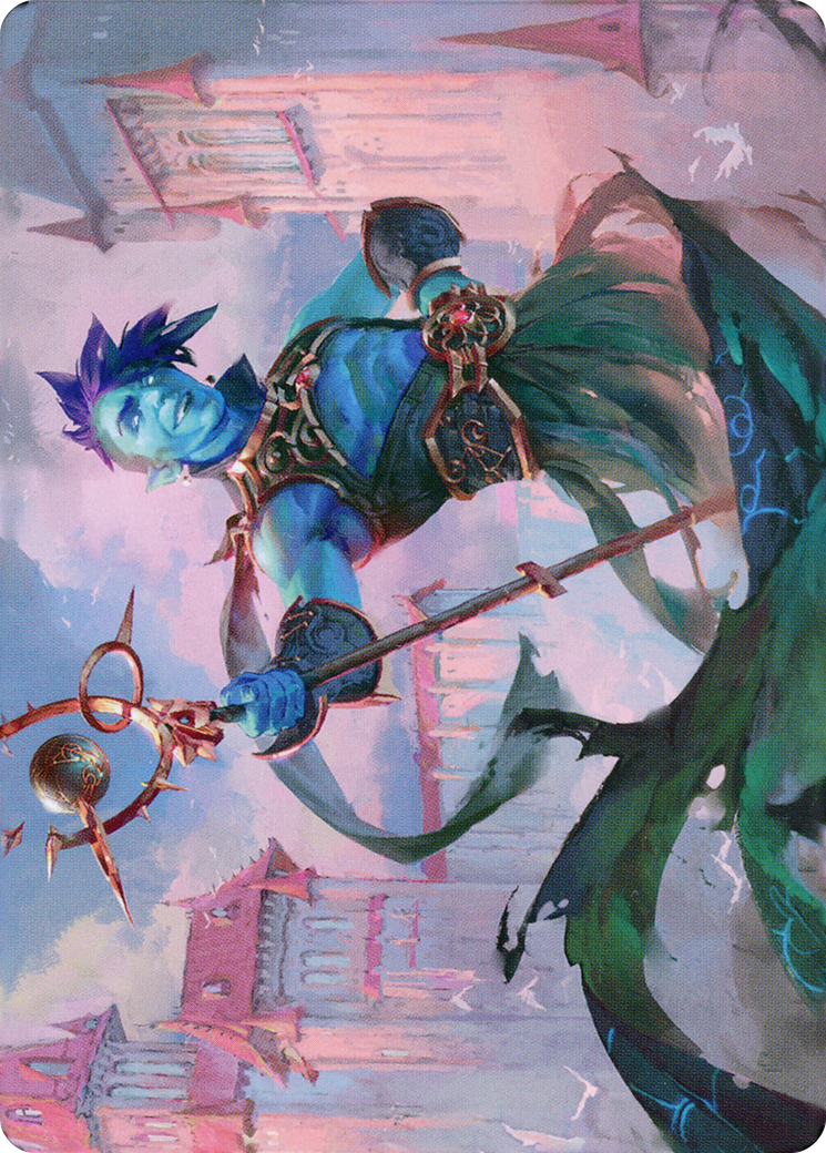 Haughty Djinn // Haughty Djinn (ADMU-015) - Dominaria United Art Series (Borderless) - Premium MTG Single from Wizards of the Coast - Just $0! Shop now at Game Crave Tournament Store