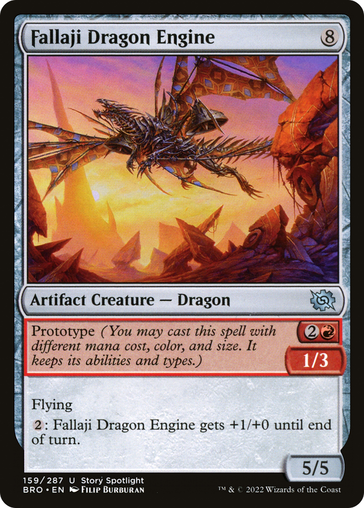 Fallaji Dragon Engine (BRO-159) - The Brothers' War - Premium MTG Single from Wizards of the Coast - Just $0.08! Shop now at Game Crave Tournament Store
