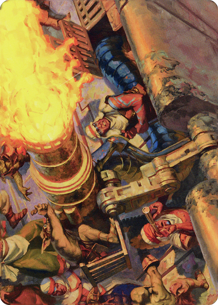 Mana Cannons // Mana Cannons (ADMU-036) - Dominaria United Art Series (Borderless) - Premium MTG Single from Wizards of the Coast - Just $0! Shop now at Game Crave Tournament Store