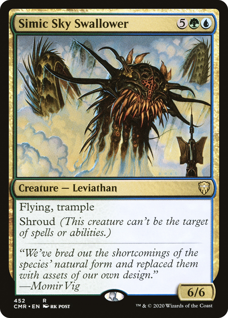 Simic Sky Swallower (CMR-452) - Commander Legends - Premium MTG Single from Wizards of the Coast - Just $0.25! Shop now at Game Crave Tournament Store