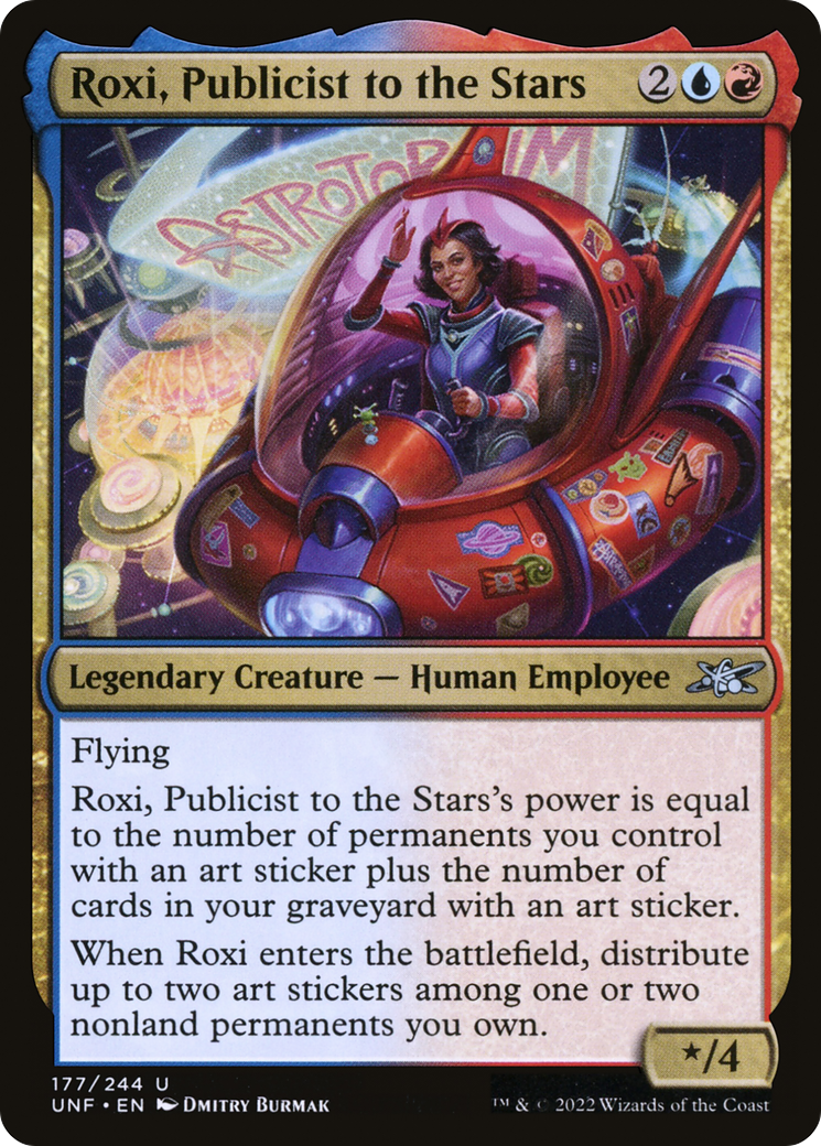 Roxi, Publicist to the Stars (UNF-177) - Unfinity - Premium MTG Single from Wizards of the Coast - Just $0.08! Shop now at Game Crave Tournament Store