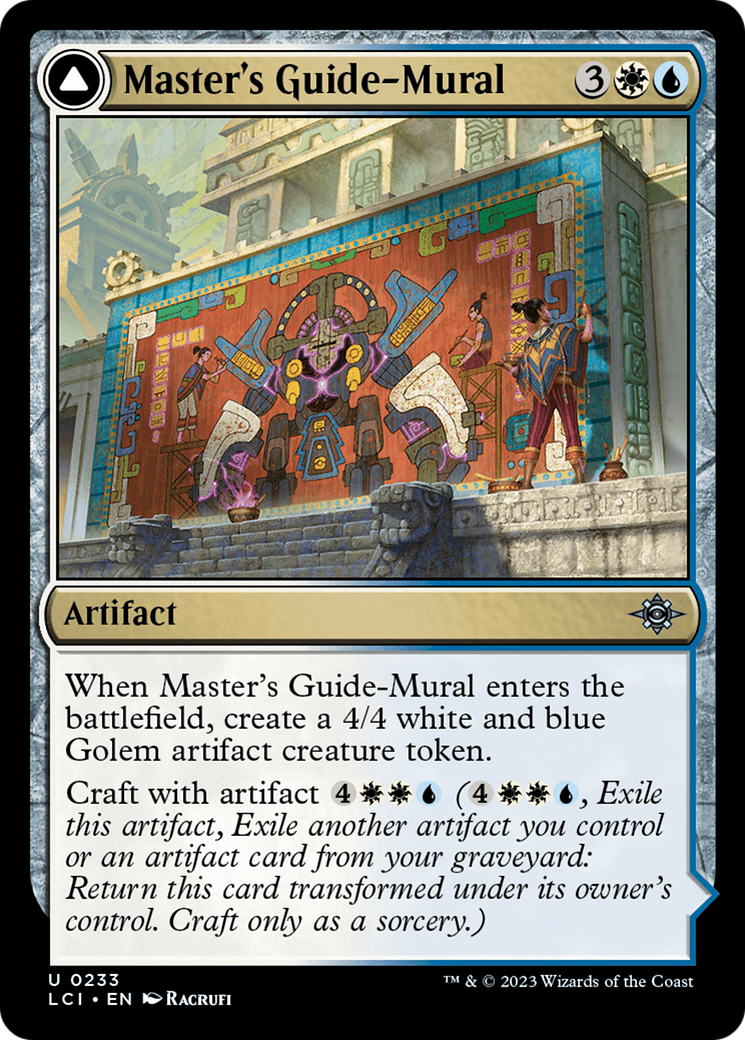 Master's Guide-Mural // Master's Manufactory (LCI-233) - The Lost Caverns of Ixalan Foil - Premium MTG Single from Wizards of the Coast - Just $0.08! Shop now at Game Crave Tournament Store