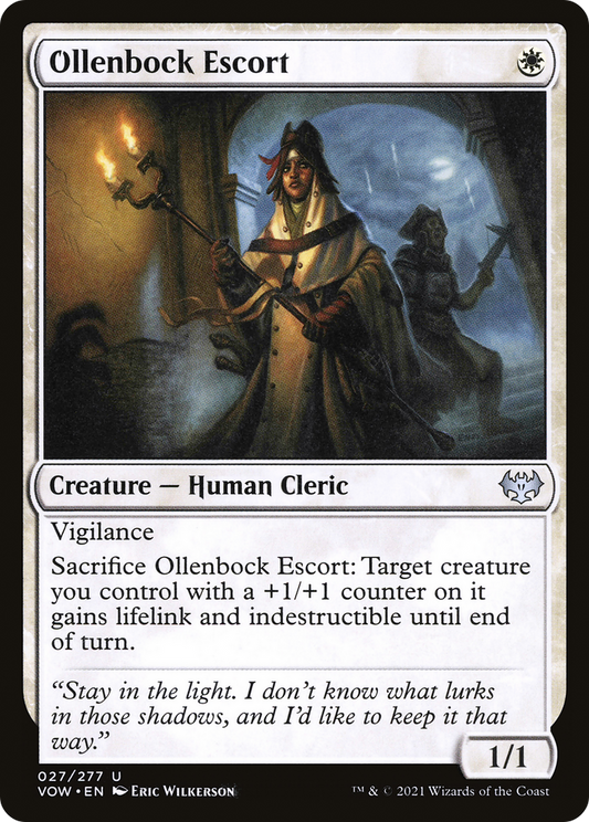 Ollenbock Escort (VOW-027) - Innistrad: Crimson Vow - Premium MTG Single from Wizards of the Coast - Just $0.08! Shop now at Game Crave Tournament Store