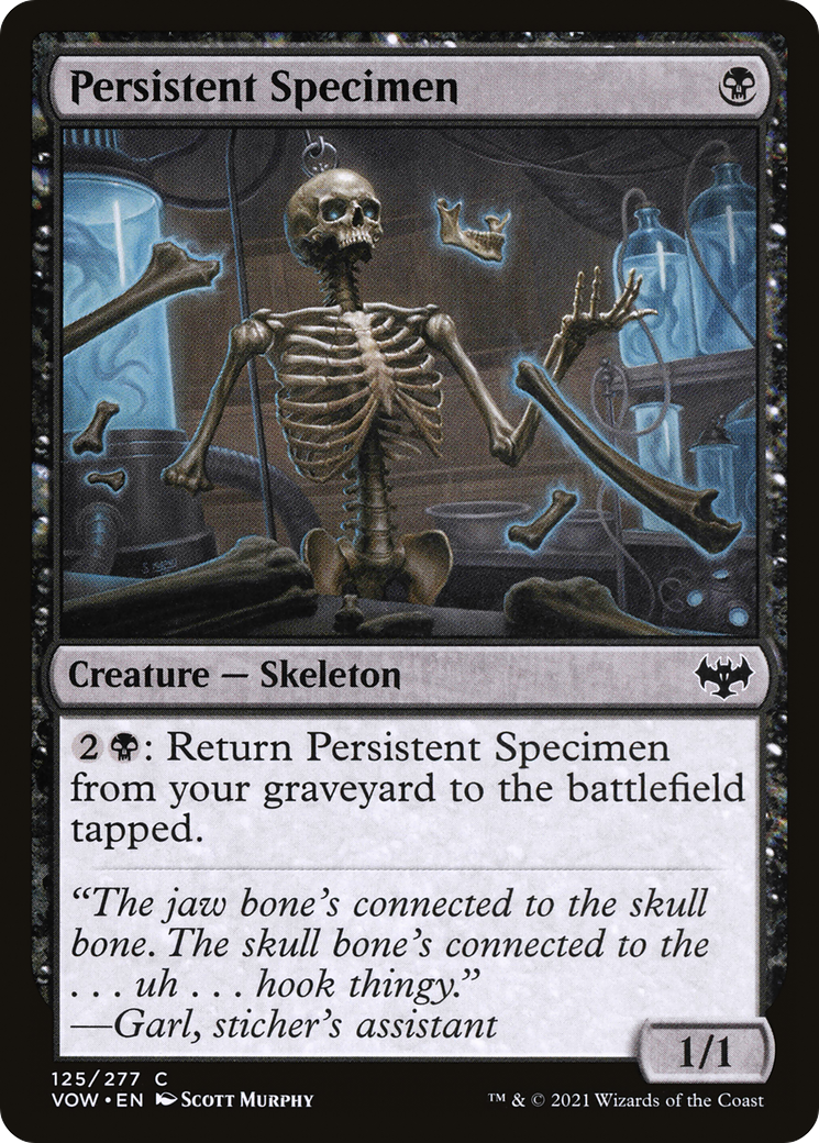 Persistent Specimen (VOW-125) - Innistrad: Crimson Vow - Premium MTG Single from Wizards of the Coast - Just $0.08! Shop now at Game Crave Tournament Store
