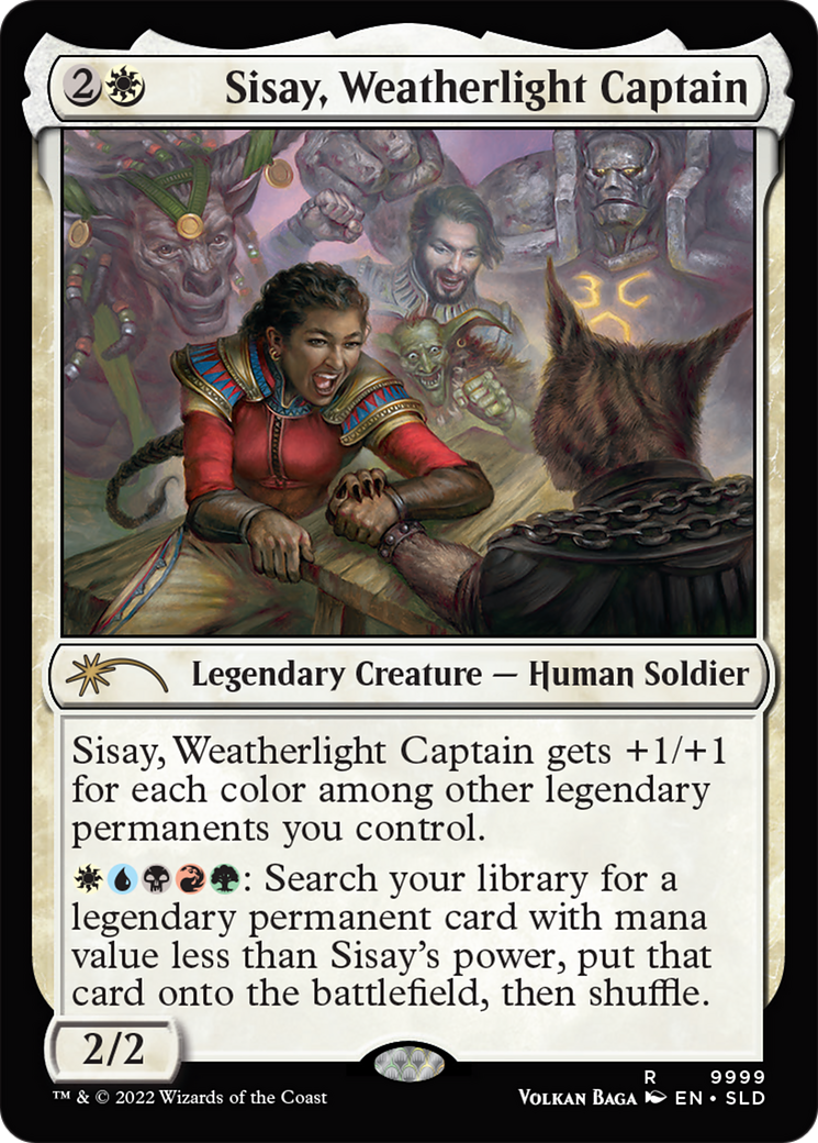 Sisay, Weatherlight Captain (SLD-9999) - Secret Lair Drop - Premium MTG Single from Wizards of the Coast - Just $4.75! Shop now at Game Crave Tournament Store