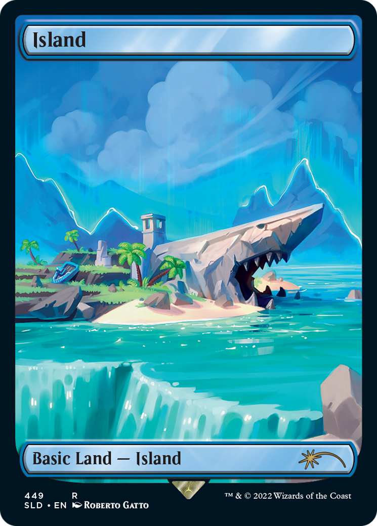 Island (SLD-449) - Secret Lair Drop: (Full Art) - Premium MTG Single from Wizards of the Coast - Just $10.74! Shop now at Game Crave Tournament Store