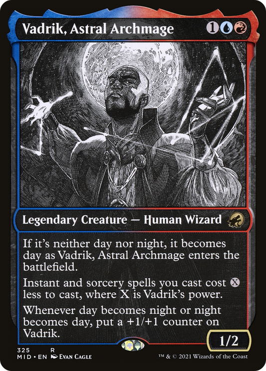 Vadrik, Astral Archmage (MID-325) - Innistrad: Midnight Hunt: (Showcase) - Premium MTG Single from Wizards of the Coast - Just $0.25! Shop now at Game Crave Tournament Store