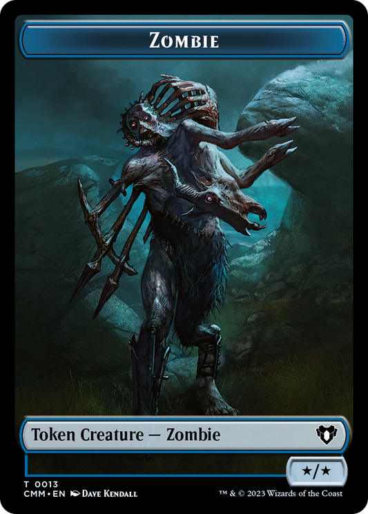 Zombie (TCMM-013) - Commander Masters Tokens - Premium MTG Single from Wizards of the Coast - Just $0! Shop now at Game Crave Tournament Store