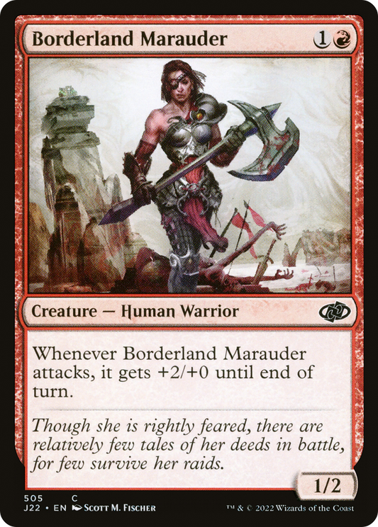 Borderland Marauder (J22-505) - Jumpstart 2022 - Premium MTG Single from Wizards of the Coast - Just $0.08! Shop now at Game Crave Tournament Store