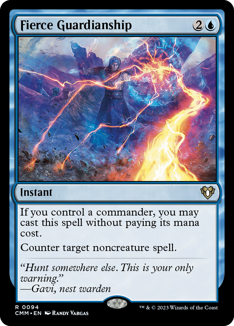 Fierce Guardianship (CMM-094) - Commander Masters - Premium MTG Single from Wizards of the Coast - Just $9.57! Shop now at Game Crave Tournament Store