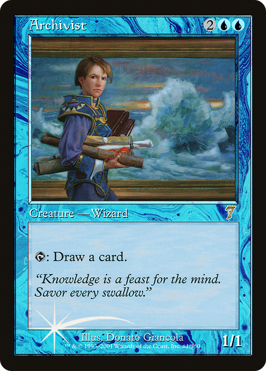 Archivist (7ED-61★) - Seventh Edition Foil - Premium MTG Single from Wizards of the Coast - Just $4.54! Shop now at Game Crave Tournament Store