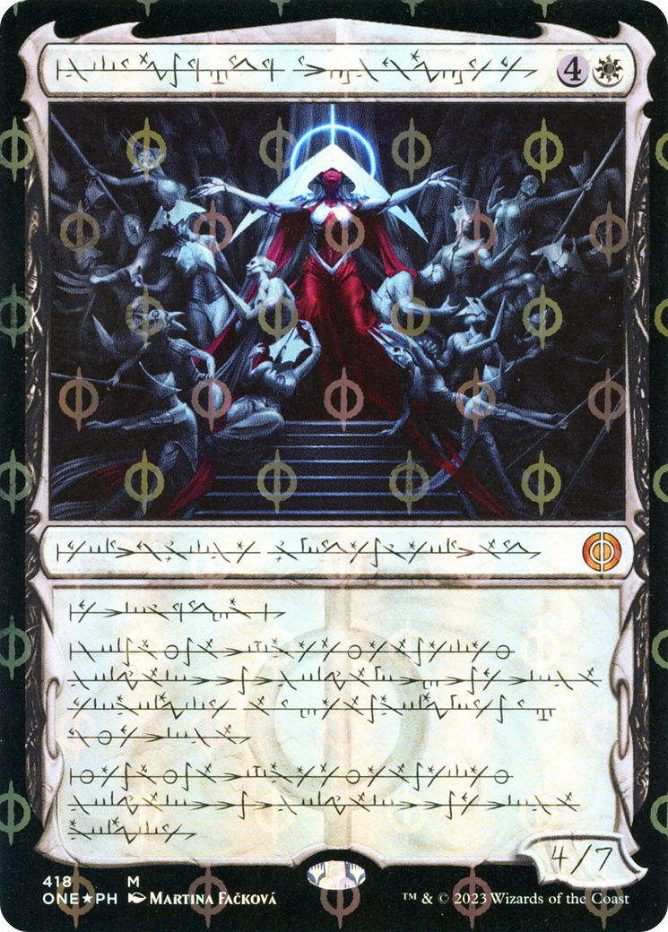 Elesh Norn, Mother of Machines (ONE-418) - Phyrexia: All Will Be One: (Showcase) Foil - Premium MTG Single from Wizards of the Coast - Just $7.53! Shop now at Game Crave Tournament Store