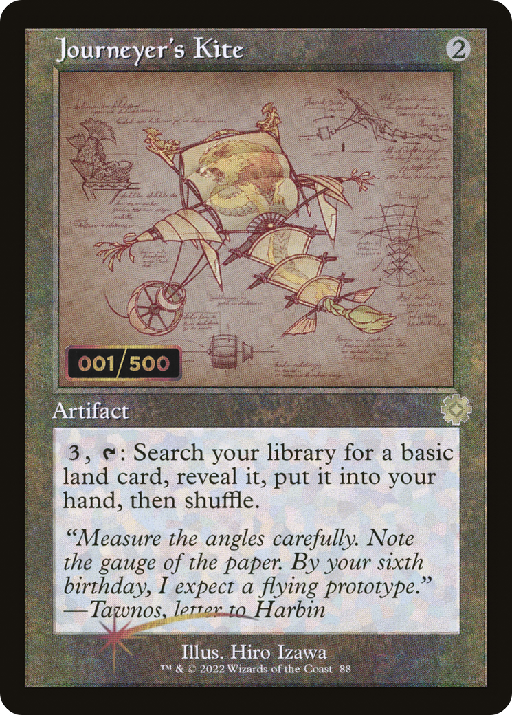 Journeyer's Kite (BRR-88Z) - The Brothers' War Retro Artifacts Foil - Premium MTG Single from Wizards of the Coast - Just $134.94! Shop now at Game Crave Tournament Store