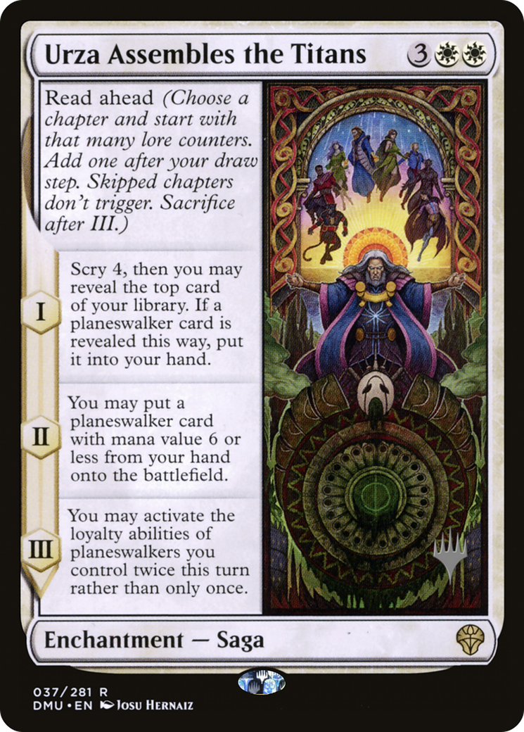 Urza Assembles the Titans (PDMU-37P) - Dominaria United Promos Foil - Premium MTG Single from Wizards of the Coast - Just $0.18! Shop now at Game Crave Tournament Store