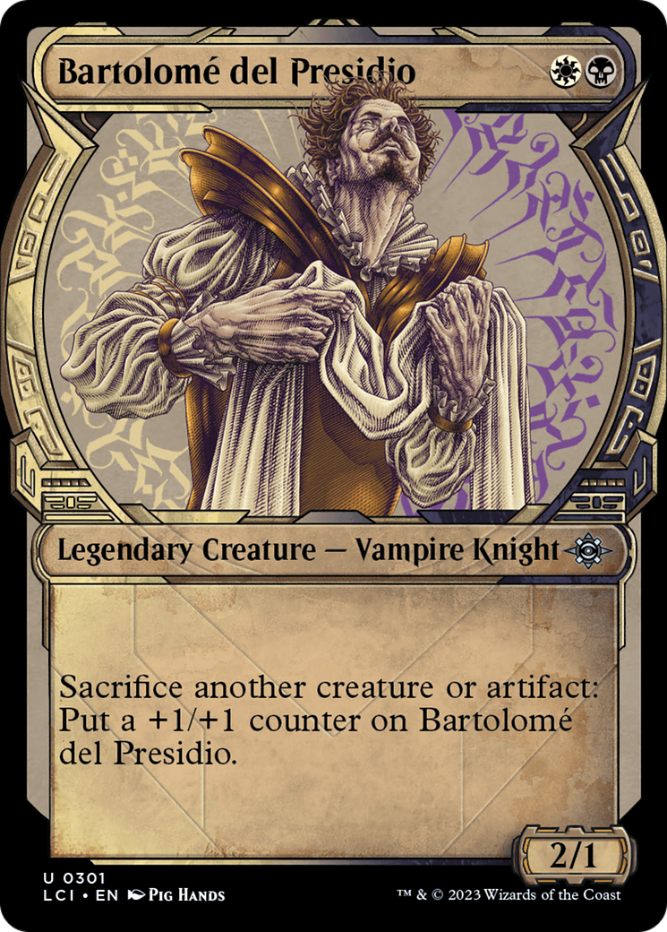Bartolomé del Presidio (LCI-301) - The Lost Caverns of Ixalan: (Showcase) Foil - Premium MTG Single from Wizards of the Coast - Just $0.25! Shop now at Game Crave Tournament Store