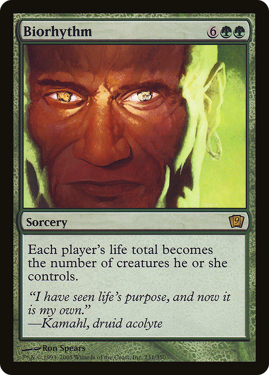 Biorhythm (9ED-231★) - Ninth Edition Foil - Premium MTG Single from Wizards of the Coast - Just $11.64! Shop now at Game Crave Tournament Store