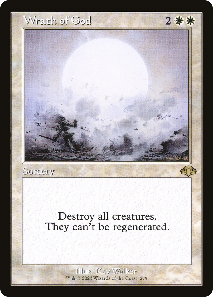 Wrath of God (DMR-279) - Dominaria Remastered - Premium MTG Single from Wizards of the Coast - Just $1.40! Shop now at Game Crave Tournament Store