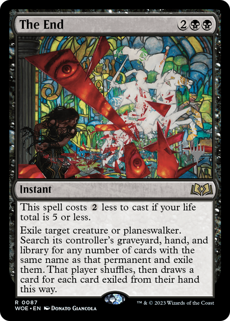 The End (PWOE-87P) - Wilds of Eldraine Promos - Premium MTG Single from Wizards of the Coast - Just $0.09! Shop now at Game Crave Tournament Store
