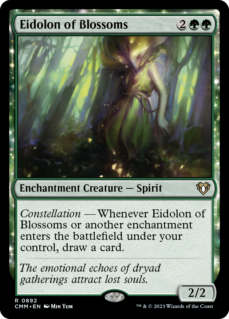 Eidolon of Blossoms (CMM-892) - Commander Masters - Premium MTG Single from Wizards of the Coast - Just $0.42! Shop now at Game Crave Tournament Store