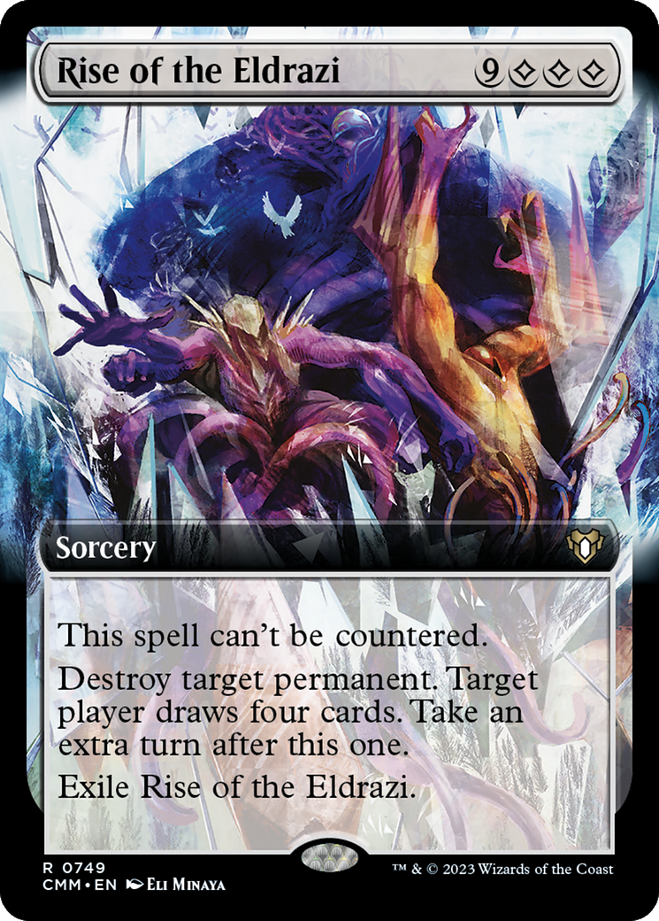 Rise of the Eldrazi (CMM-749) - Commander Masters: (Extended Art) - Premium MTG Single from Wizards of the Coast - Just $2.38! Shop now at Game Crave Tournament Store