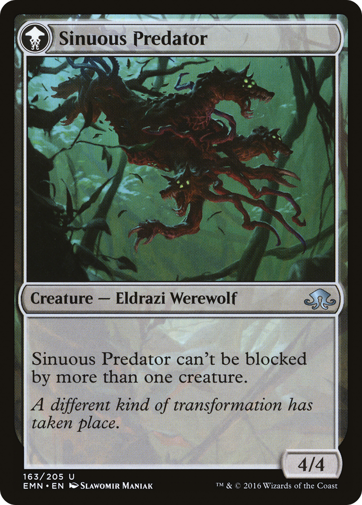 Kessig Prowler // Sinuous Predator (EMN-163) - Eldritch Moon: (mooneldrazidfc) Foil - Premium MTG Single from Wizards of the Coast - Just $0.12! Shop now at Game Crave Tournament Store