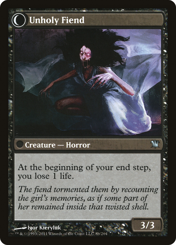 Cloistered Youth // Unholy Fiend (ISD-008) - Innistrad: (Double Faced Transform) - Premium MTG Single from Wizards of the Coast - Just $0.08! Shop now at Game Crave Tournament Store