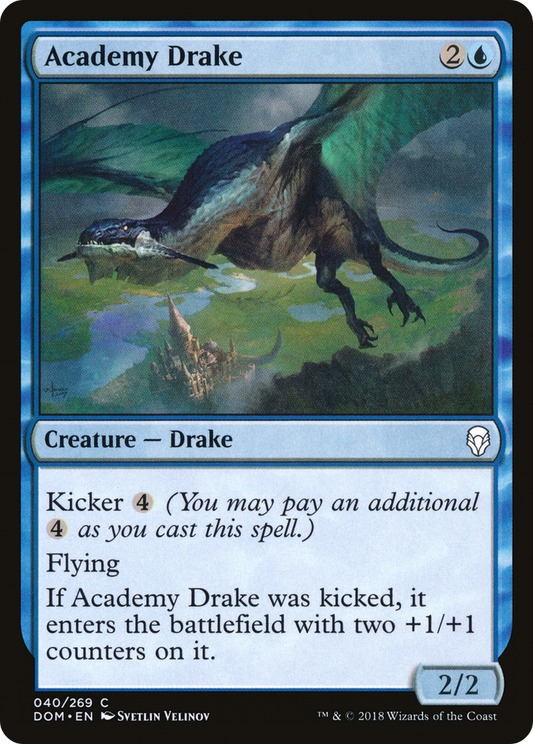 Academy Drake (DOM-040) - Dominaria - Premium MTG Single from Wizards of the Coast - Just $0.08! Shop now at Game Crave Tournament Store