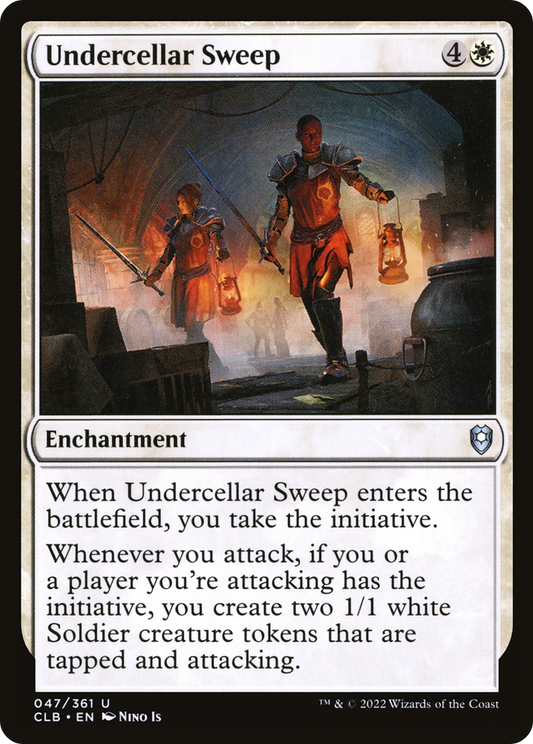 Undercellar Sweep (CLB-047) - Commander Legends: Battle for Baldur's Gate - Premium MTG Single from Wizards of the Coast - Just $0.08! Shop now at Game Crave Tournament Store