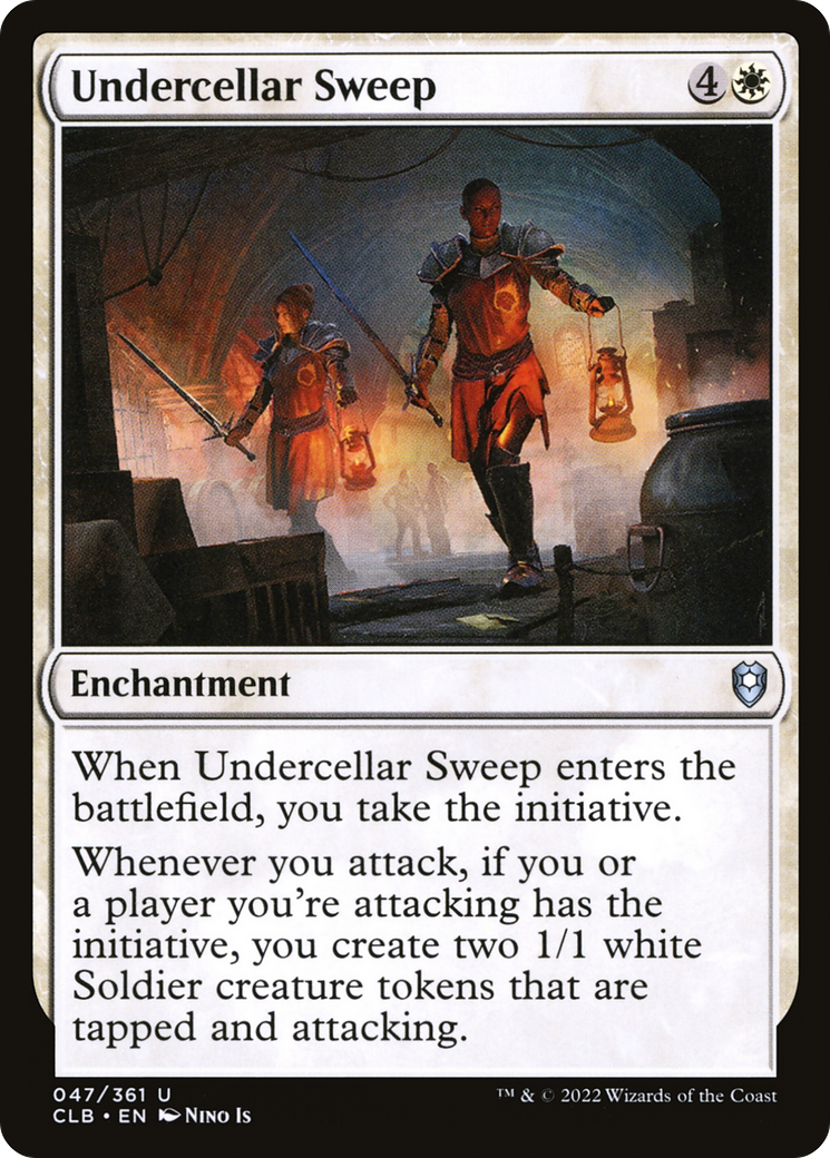 Undercellar Sweep (CLB-047) - Commander Legends: Battle for Baldur's Gate Foil - Premium MTG Single from Wizards of the Coast - Just $0.08! Shop now at Game Crave Tournament Store