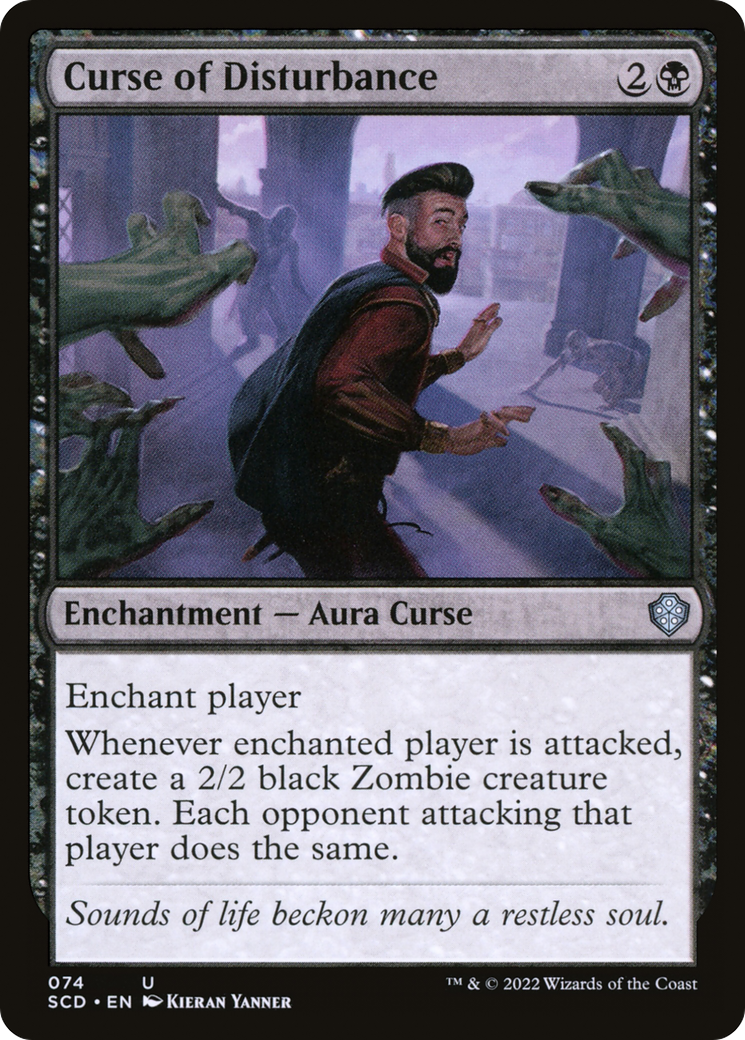 Curse of Disturbance (SCD-074) - Starter Commander Decks - Premium MTG Single from Wizards of the Coast - Just $0.50! Shop now at Game Crave Tournament Store